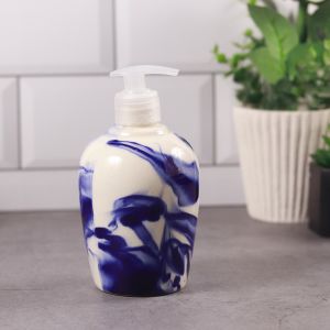 Unravel India "Shades of Earth" ceramic soap dispenser